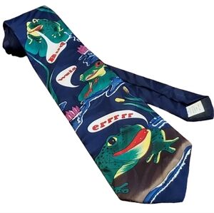 Vintage Anheuser-Busch frog tie